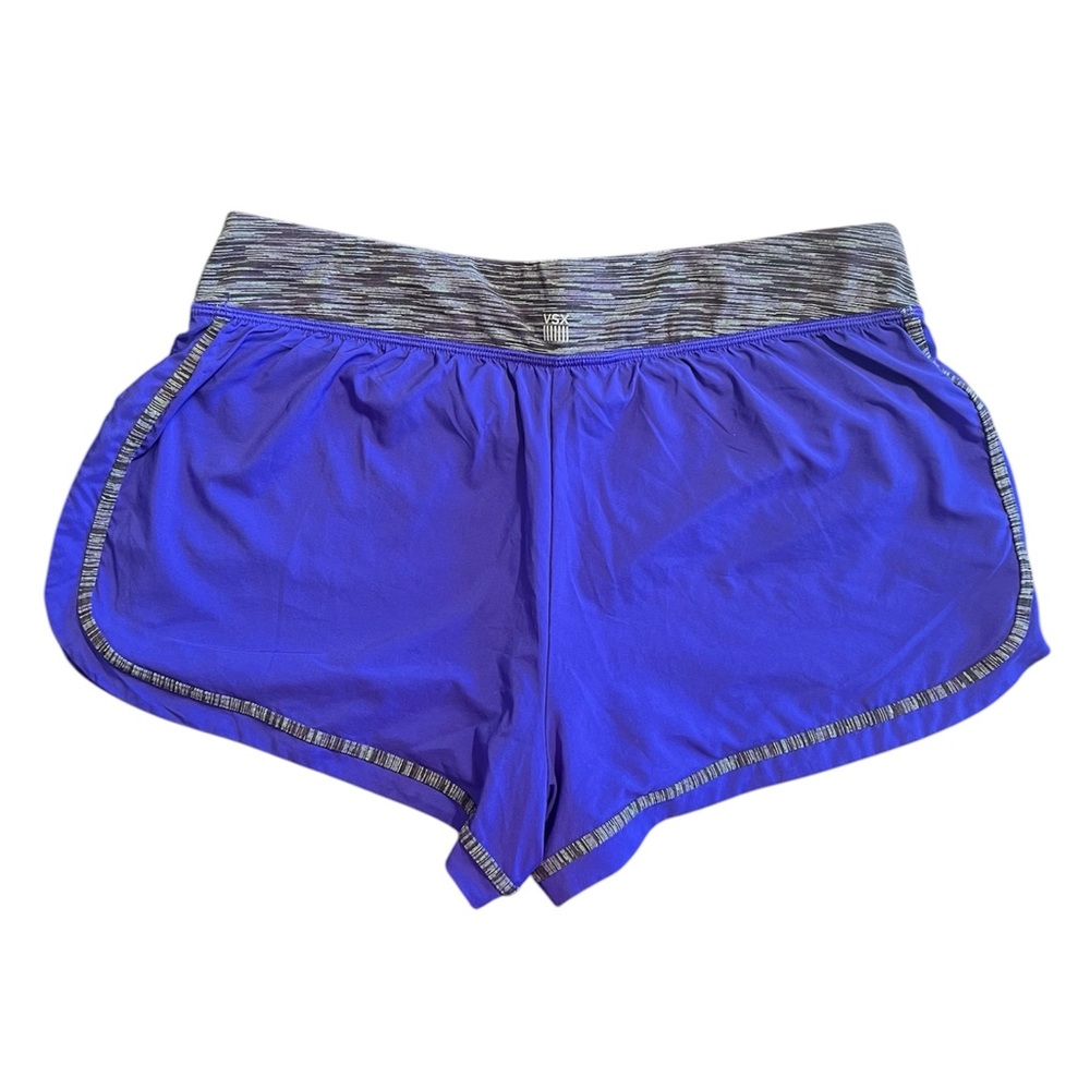 VSX Victoria’s Secret purple blue athletic shorts Size L - Picture 2 of 8